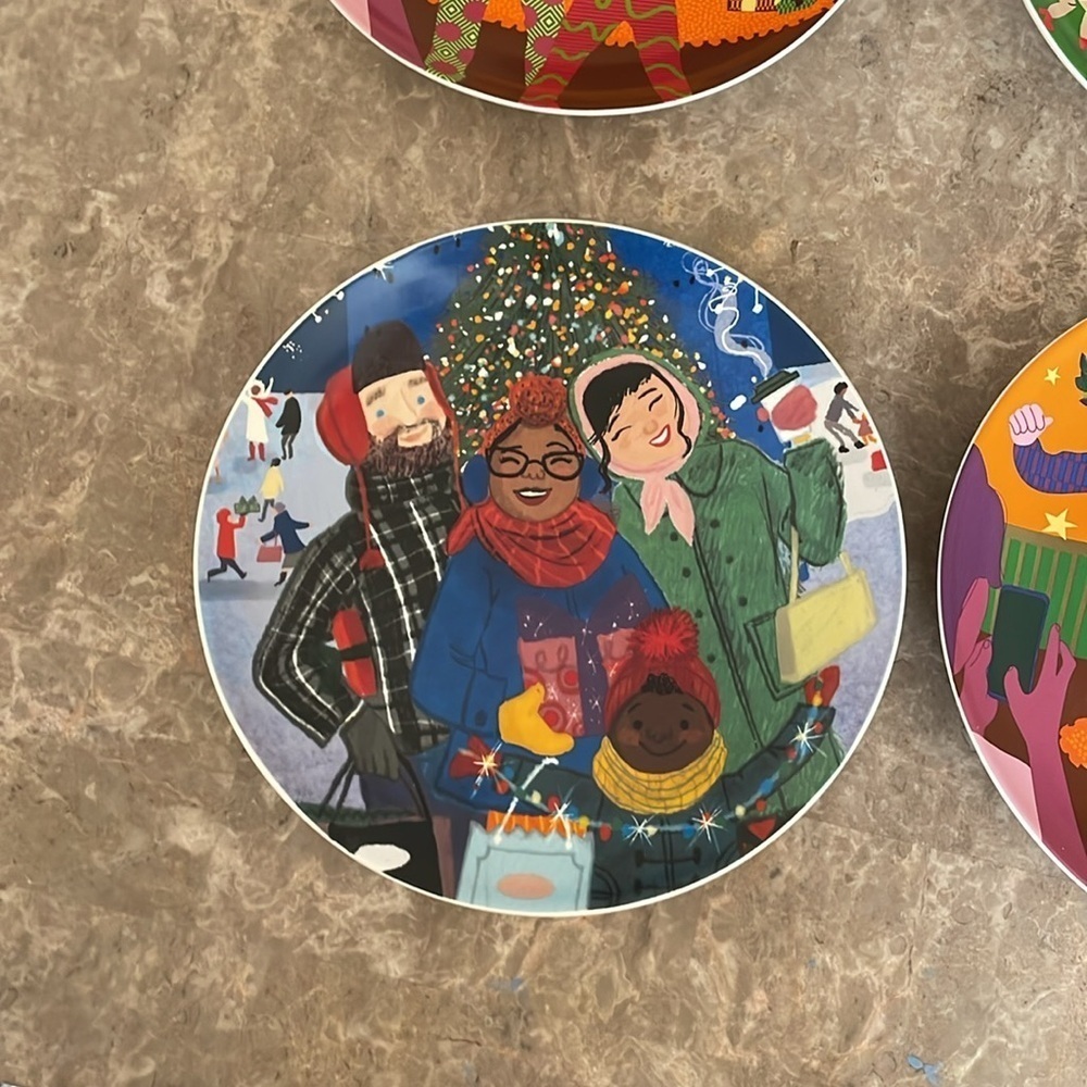 Christmas plates st of 4 - Picture 4 of 7